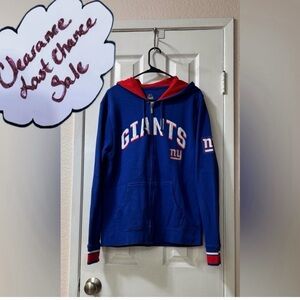 Men’s New York GIANTS Fleece Hoodie Zip Up Jacket Size M/M/M See Photo Details